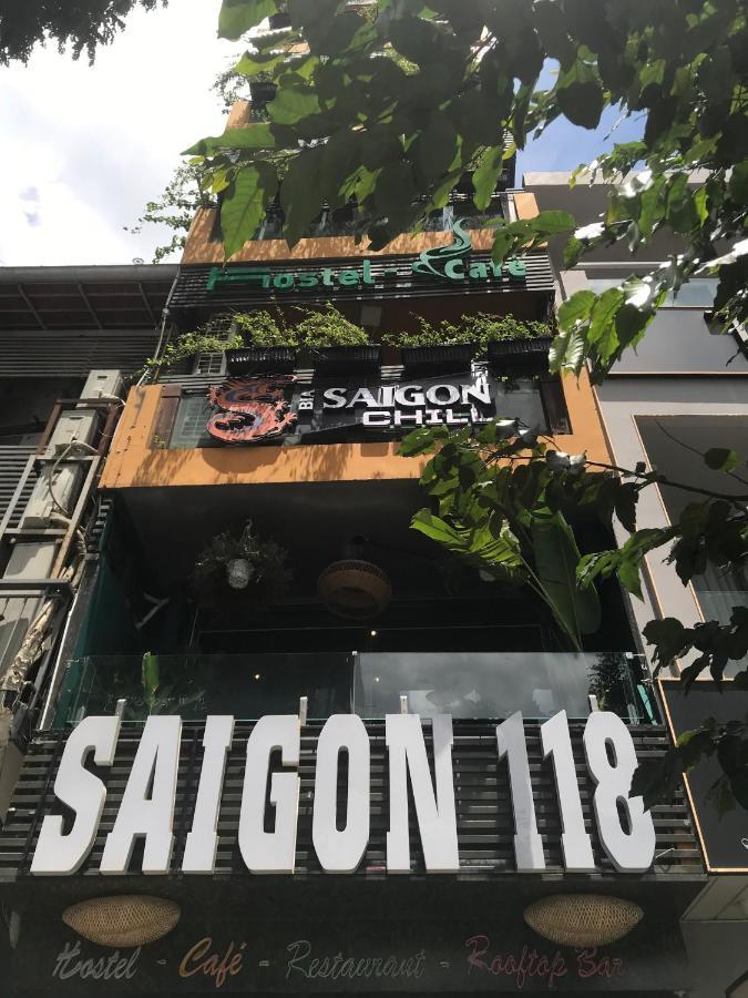 Saigon 118 Hostel&Cafe Ho Chi Minh-stad Buitenkant foto